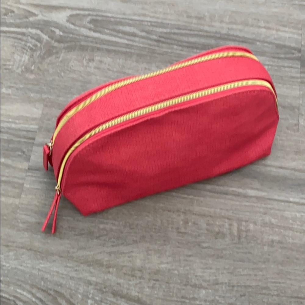 ❤️ Lancome Coral & Gold Cosmetic Case